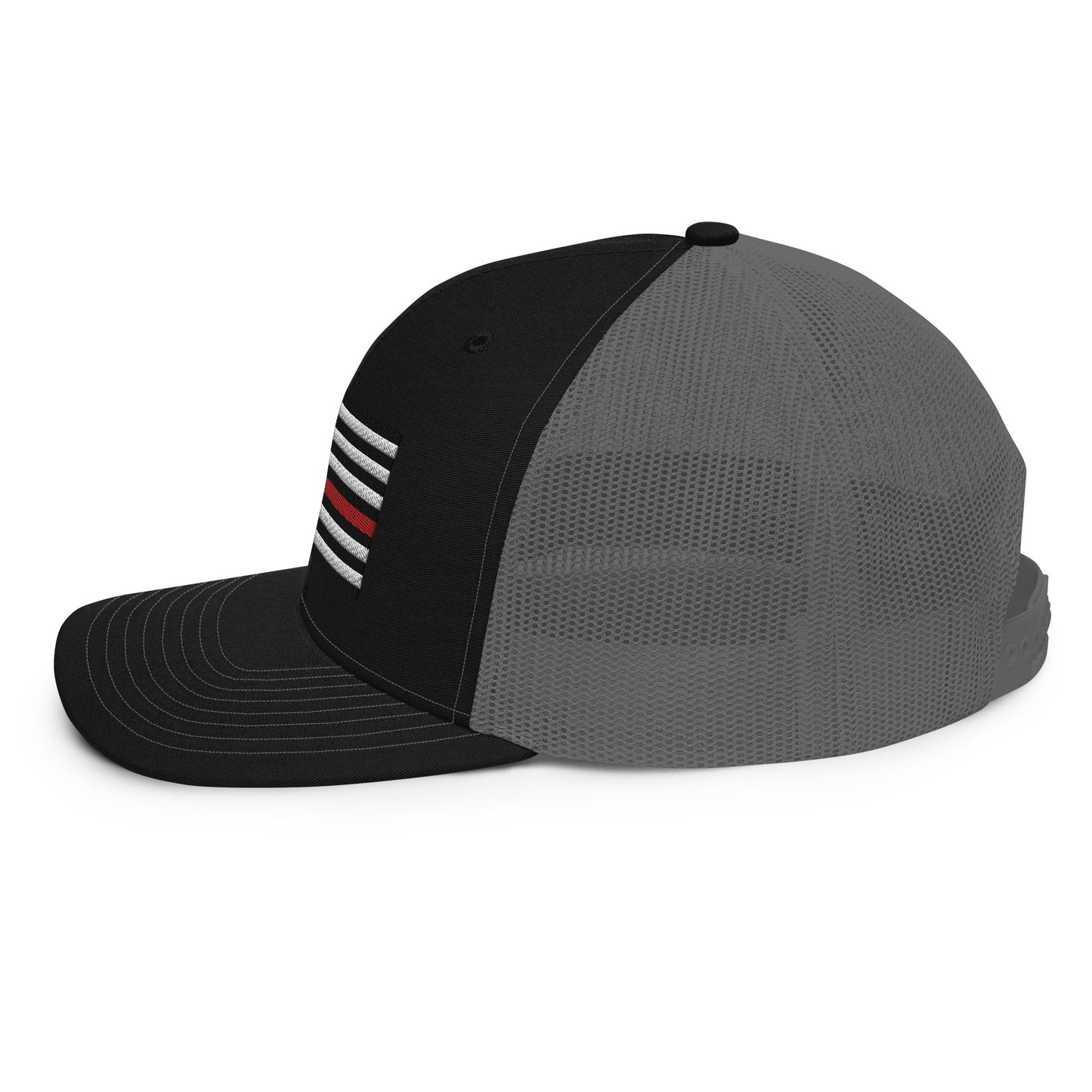 Red/Blue Line Flag Trucker Cap