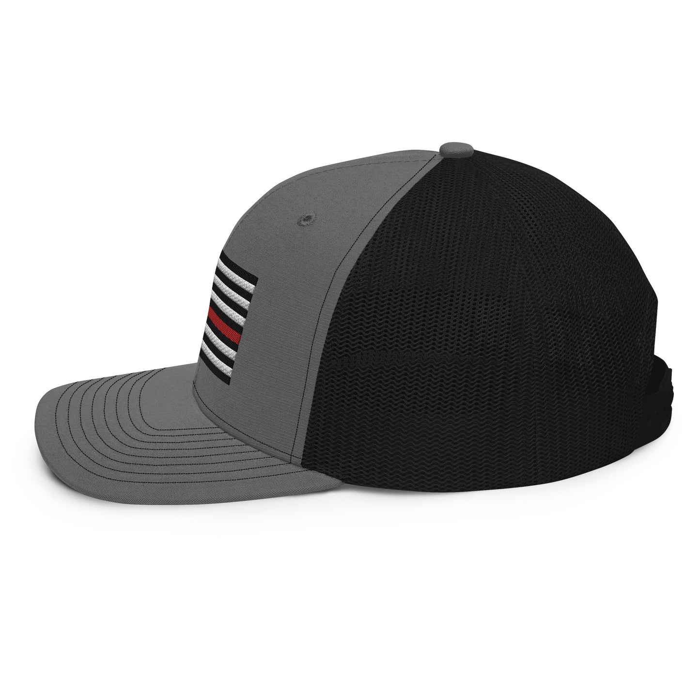Red/Blue Line Flag Trucker Cap