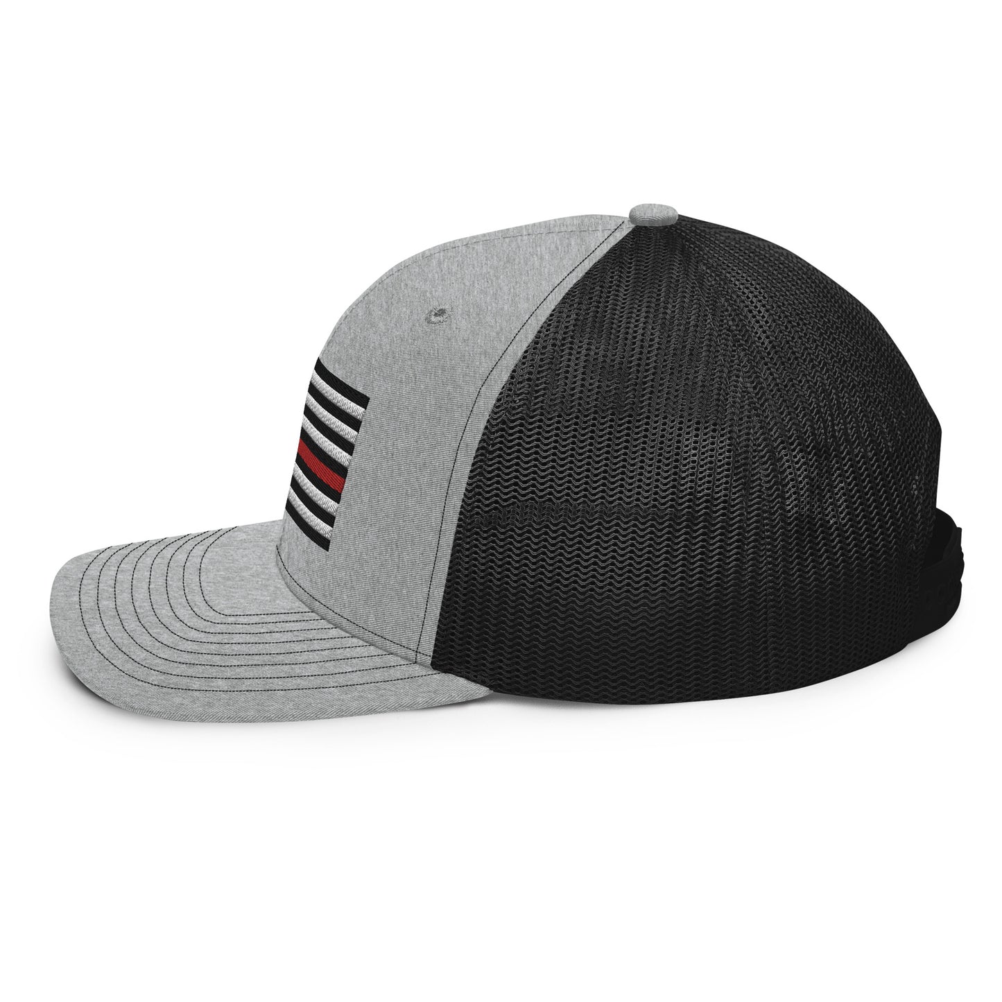 Red/Blue Line Flag Trucker Cap