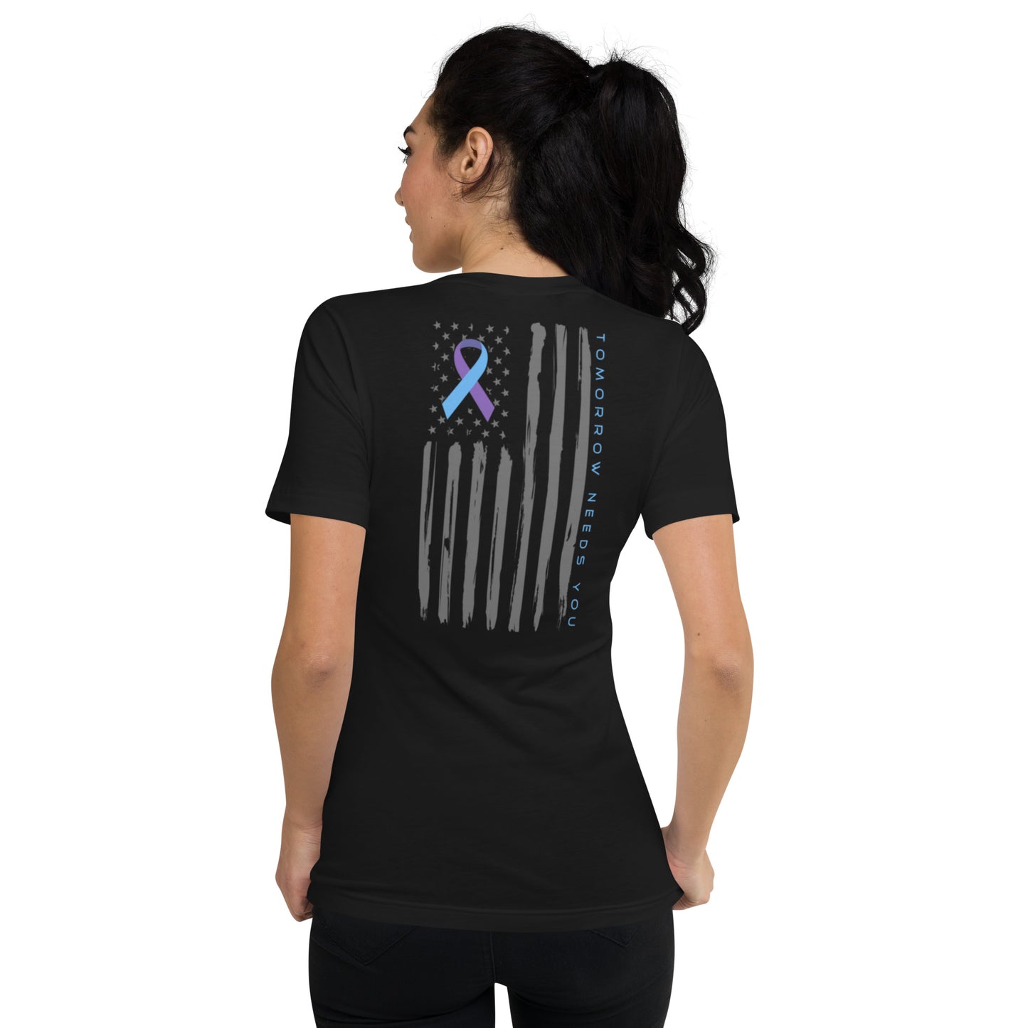 PW Unisex Short Sleeve V-Neck T-Shirt