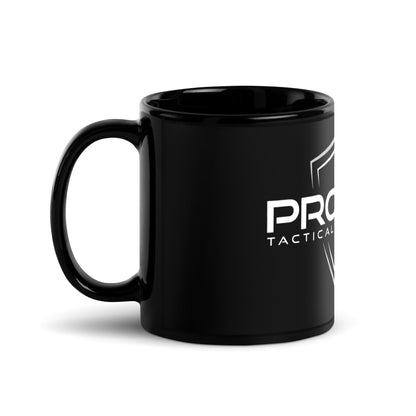 PTP Shield Black Glossy Mug