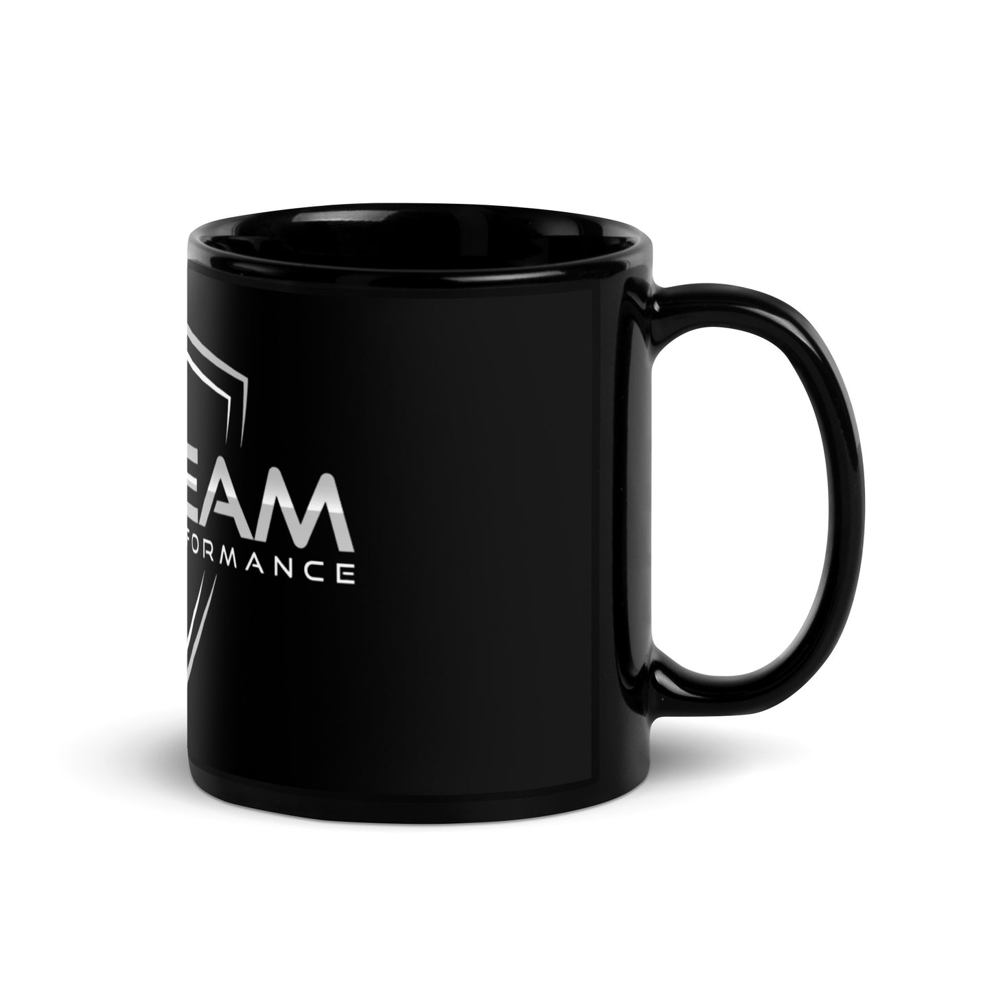 PTP Shield Black Glossy Mug