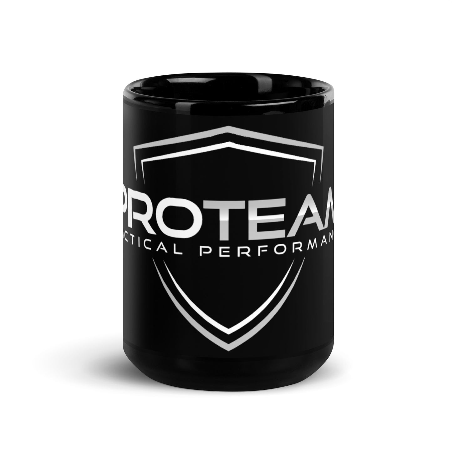 PTP Shield Black Glossy Mug