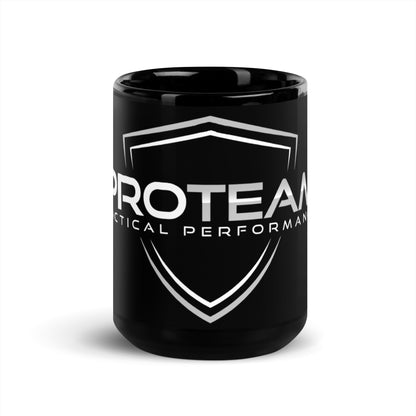 PTP Shield Black Glossy Mug