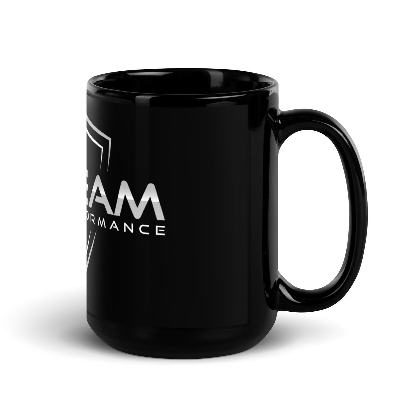 PTP Shield Black Glossy Mug