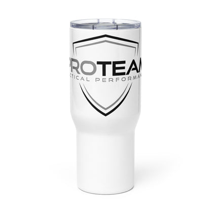 PTP Shield Travel mug with a handle